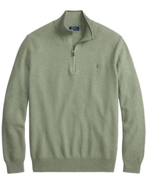 Polo Ralph Lauren Half-Zip Sweater - Green