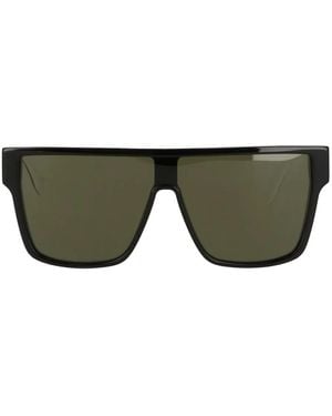 McQueen Square-Frame Sunglasses - Green