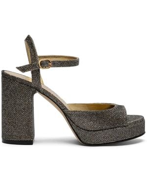 Stuart Weitzman 95Mm Dayna Ii Sandals - Metallic
