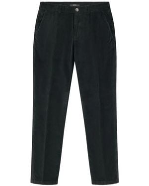 BOGGI Stretch-Velvet Trousers - Black