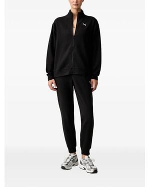PUMA Logo-Patch Zip-Up Tracksuit - Zwart