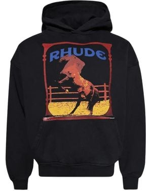 Rhude Cadre Hoodie - Blue