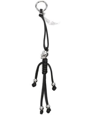 Zadig & Voltaire Skull Keyring - White