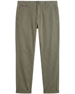 Mason's Flex Chino Trousers - Green