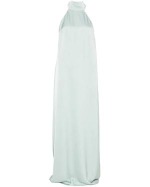 The Archivia Riviera Halterneck Backless Maxi Dress - White