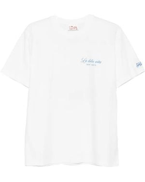 MC2 Saint Barth Portland Print T-Shirt - White