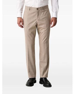 Guess Pantalon De Costume À Carreaux - Natural