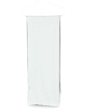 Ferragamo Logo-Pattern Frayed Scarf - White