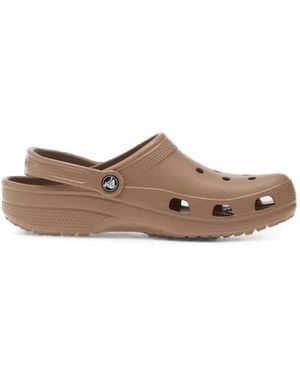 Crocs™ Perforated Slingback Sandals - Brown