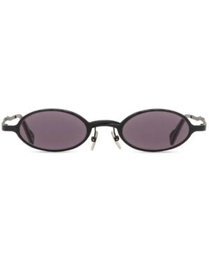 Kuboraum Oval-Frame Sunglasses - Black