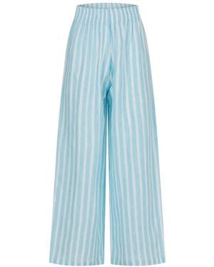 Paramidonna Cora Striped Pants - Blue