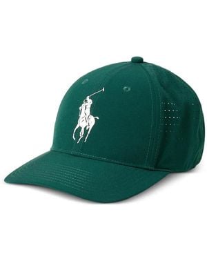 Polo Ralph Lauren Wimbledon Sports Perforated-Detailing Cap - Green