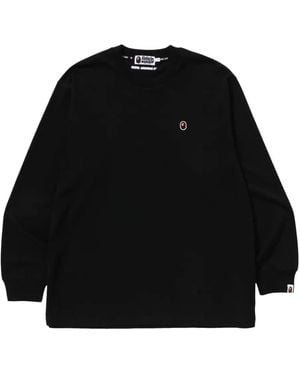 A Bathing Ape Pull À Patch Logo - Noir