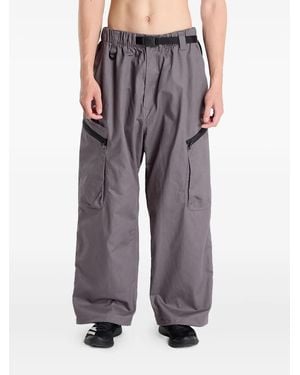 Y-3 Ut Twill Cargo Trousers - Grey