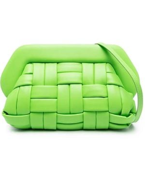 THEMOIRÈ Bios Weaved Mantis Clutch - Grün
