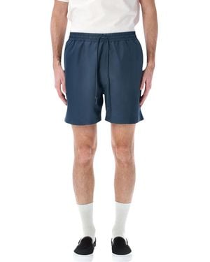 Carhartt Short De Bain À Logo Brodé - Bleu