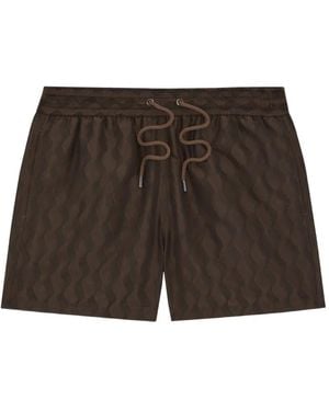 Frescobol Carioca Rio Swim Shorts - Brown