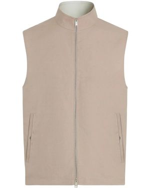 ZEGNA Chaleco Oasi Lino - Neutro