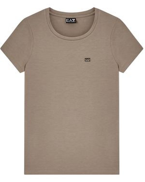 EA7 Logo-Patch T-Shirt - Grey