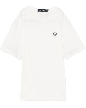 Fred Perry Crew Neck T-Shirt - White