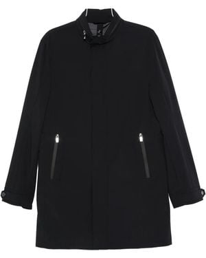 Corneliani Single-Breasted Coat - Black