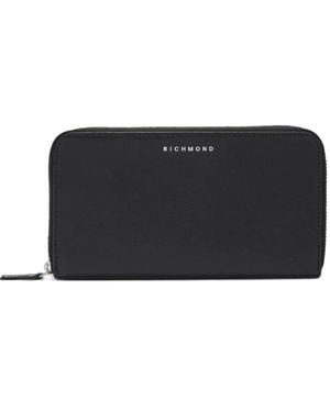John Richmond Zip Wallet - Black