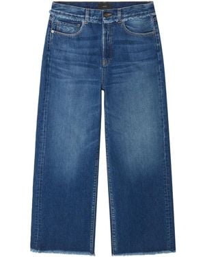 Alanui Jeans Con Frange - Blu