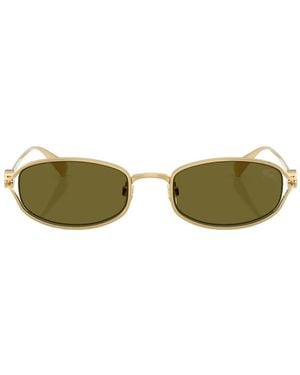 Burberry Oval-Frame Sunglasses - Green