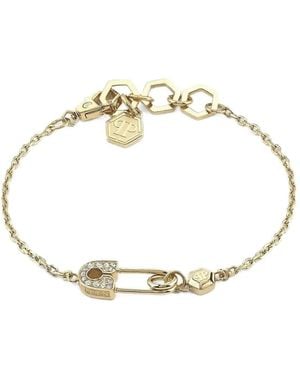 Philipp Plein Safety Pin Bracelet - Metallic