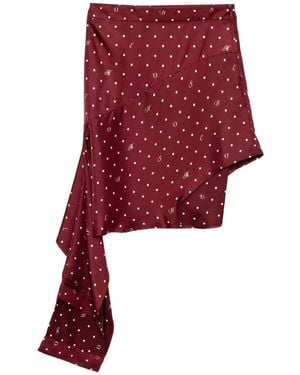 Monse Deconstructed Pyjamas Skirt - Red