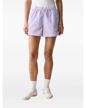 PUMA Short Run Culture Collective T7 En Tissu Indéchirable À Logo Imprimé - White
