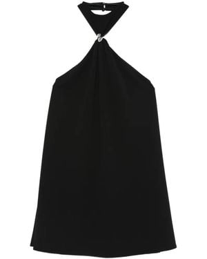 Aniye By Halterneck Gathered Dress - Black