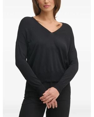 GAUDI Pullover mit V-Ausschnitt - Schwarz