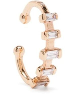 SHAY 18K Rose Diamond Cuff Earring - White