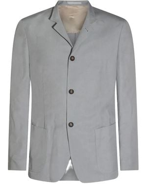 Eleventy Single-Breasted Blazer - Grey