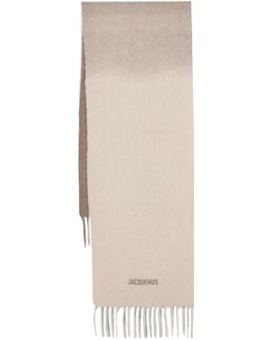 Jacquemus L'écharpe Moisson グラデーション スカーフ - ナチュラル