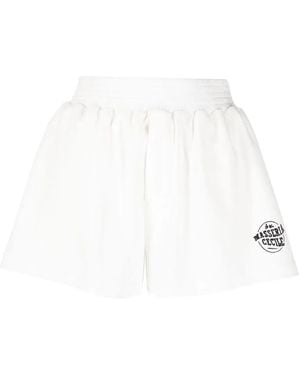 Être Cécile テリークロス トラックショーツ - ホワイト