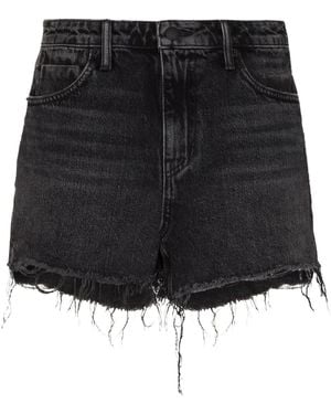 Alexander Wang Farrah Denim Shorts - Black