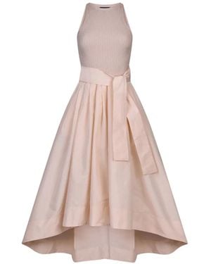 Liu Jo Long Taffeta Dress - Pink