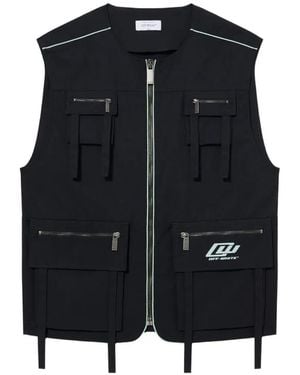 Off-White c/o Virgil Abloh Logo Waistcoat - Black