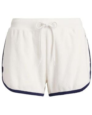 Polo Ralph Lauren Terry Drawstring-Waist Track Shorts - White