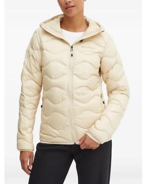Peak Performance Quilted Hooded Jacket - Natural