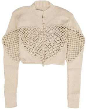 Isa Boulder Court Cardigan - Natural