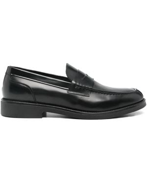 VELA SHOP Round-Toe Loafers - Black
