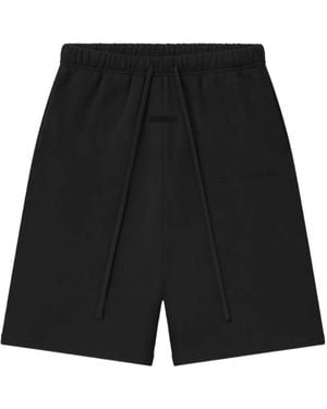 Fear Of God Active Trace Logo-Print Drawstring Shorts - Black