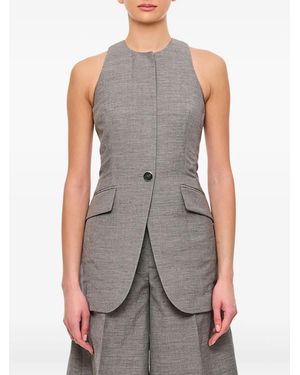 DURAZZI MILANO Halter-Neck Waistcoat - Grey
