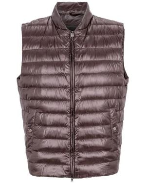 Herno Quilted Padded Gilet - Brown