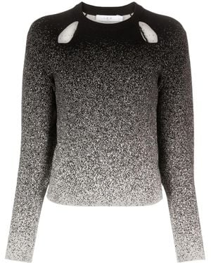 IRO Neyla Cut-Out Gradient Sweater - Black
