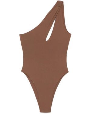 FEDERICA TOSI Badeanzug Mit Cut-Outs - Braun