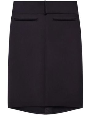 Courreges Oblique Midi Skirt - Blue